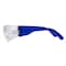 Bison Life Safety Glasses, Anti-Scratch, Clear Lens Blue Temple Lens, Frameless BLSH-ESCR-CLLCT-SG7BL-12 - alternate 10